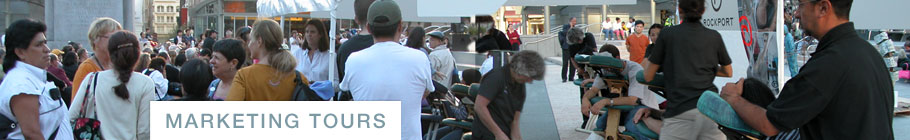 Crowds at a nationwide marketing tour